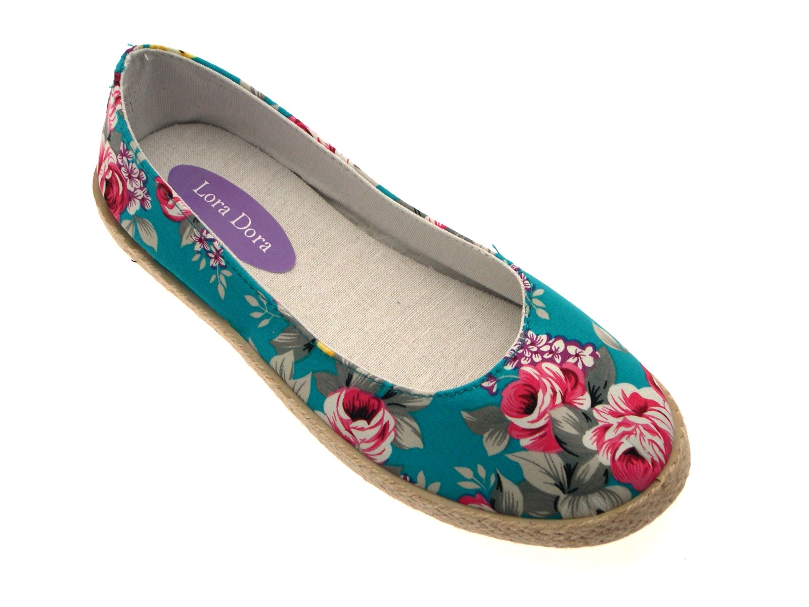 canvas espadrille flats for women